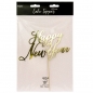 Preview: Torten Topper - Happy New Year / Gold